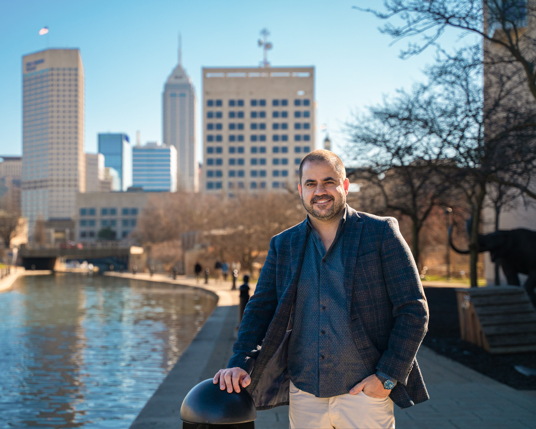 Matt Pesler, Owner and Managing Director of Grand Welcome Indianapolis Short Term Rental Management, in Indianapolis, Indiana